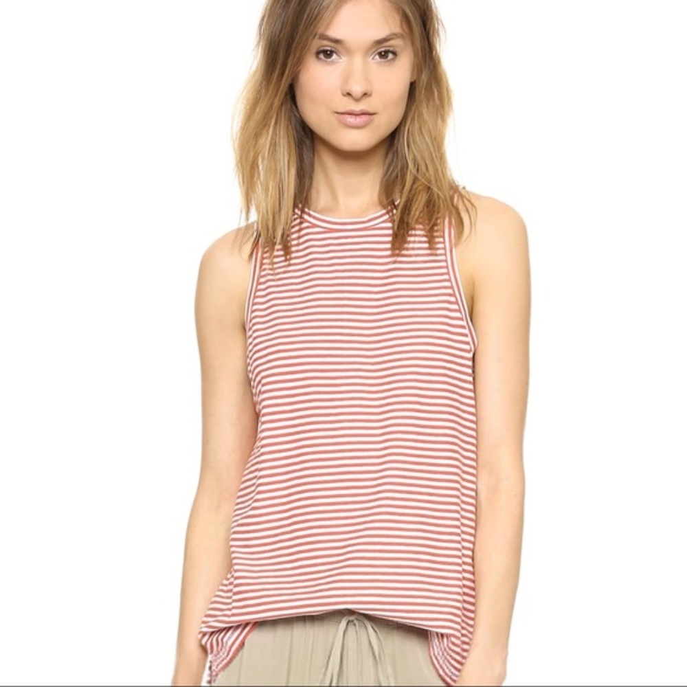 Madewell A-Line Tank in Mini Stripe